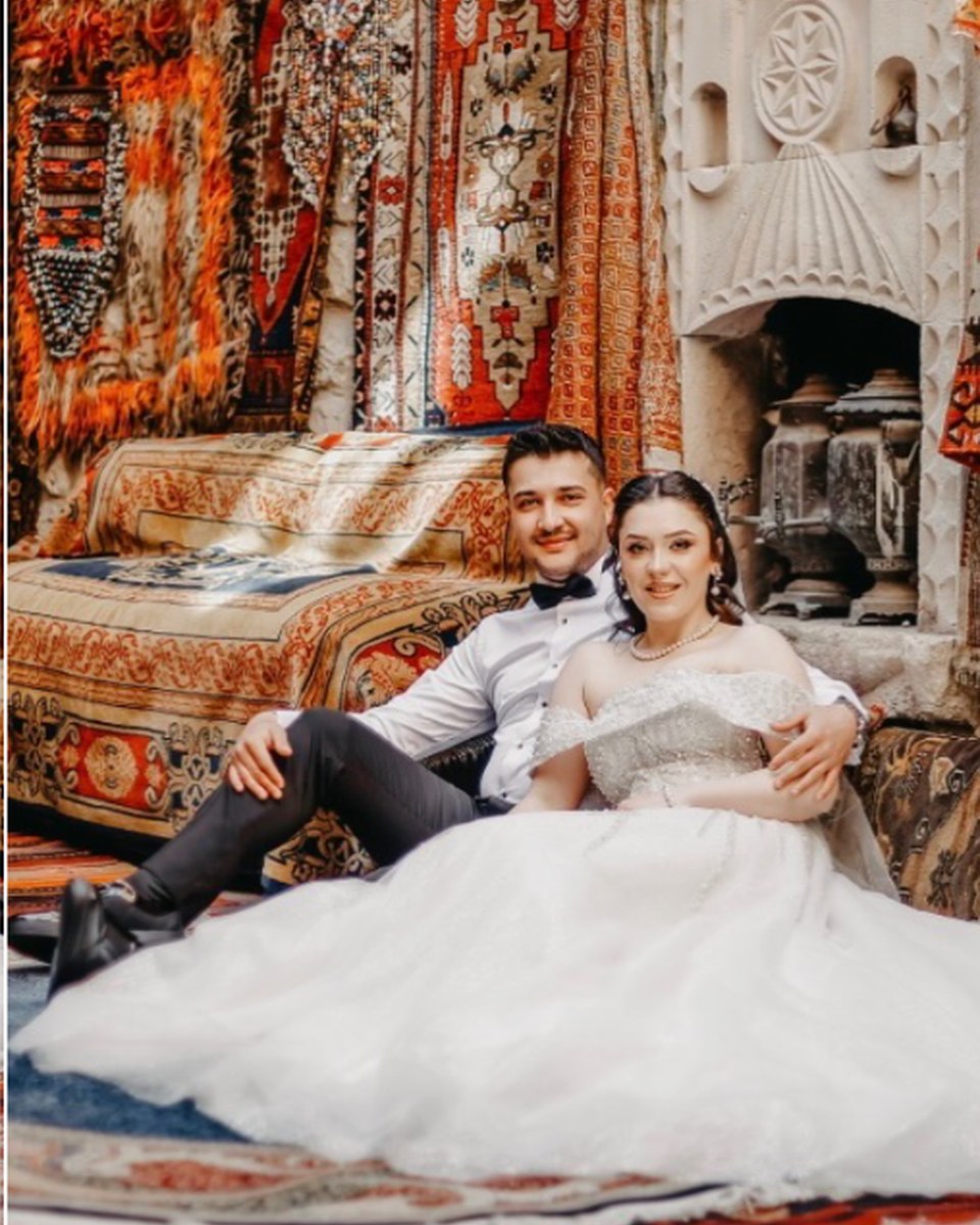Dış çekim çift fotoğrafı